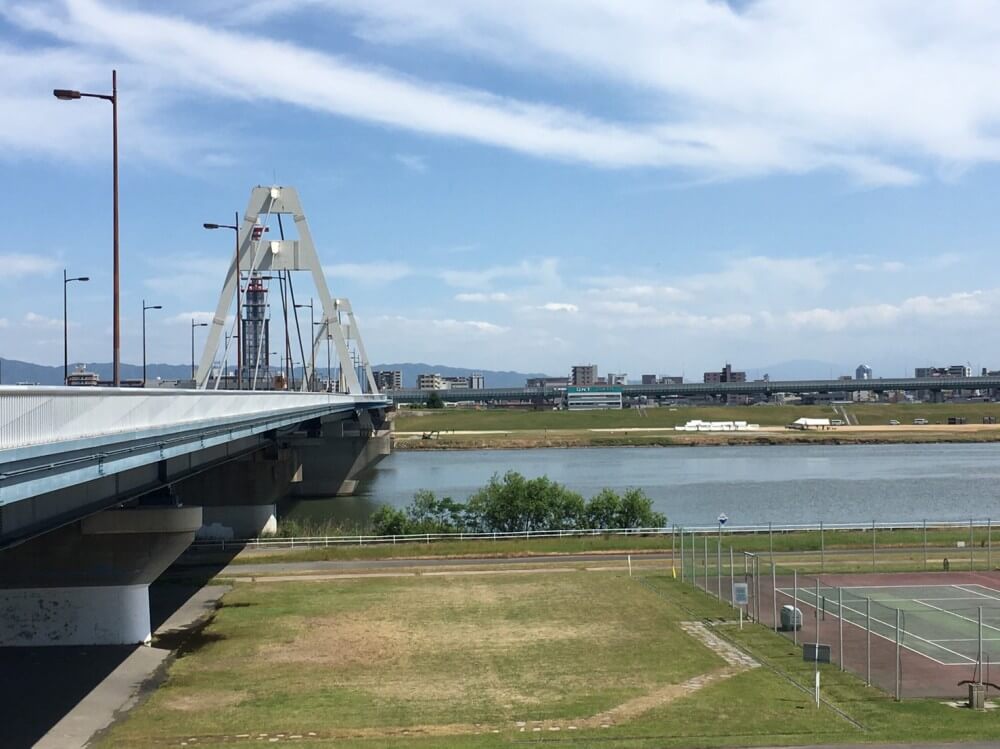 淀川対岸 太子橋