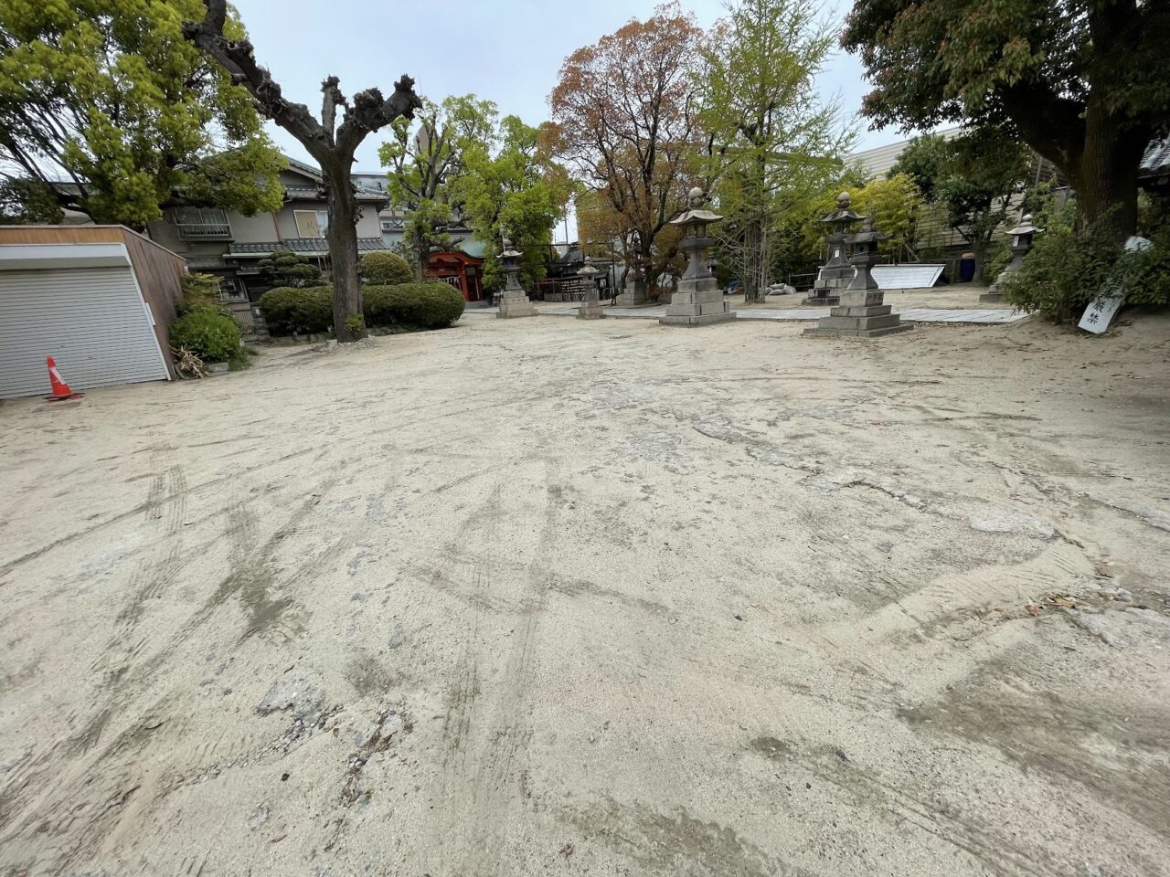 大隅神社の駐車場