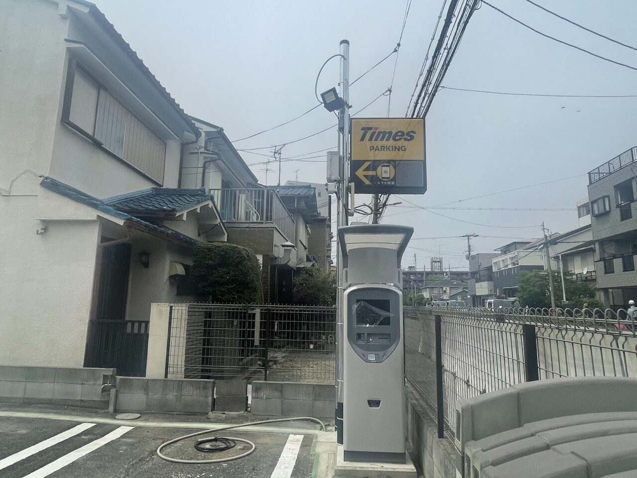 淡路４丁目に新たにオープンするタイムズ駐車場の精算機