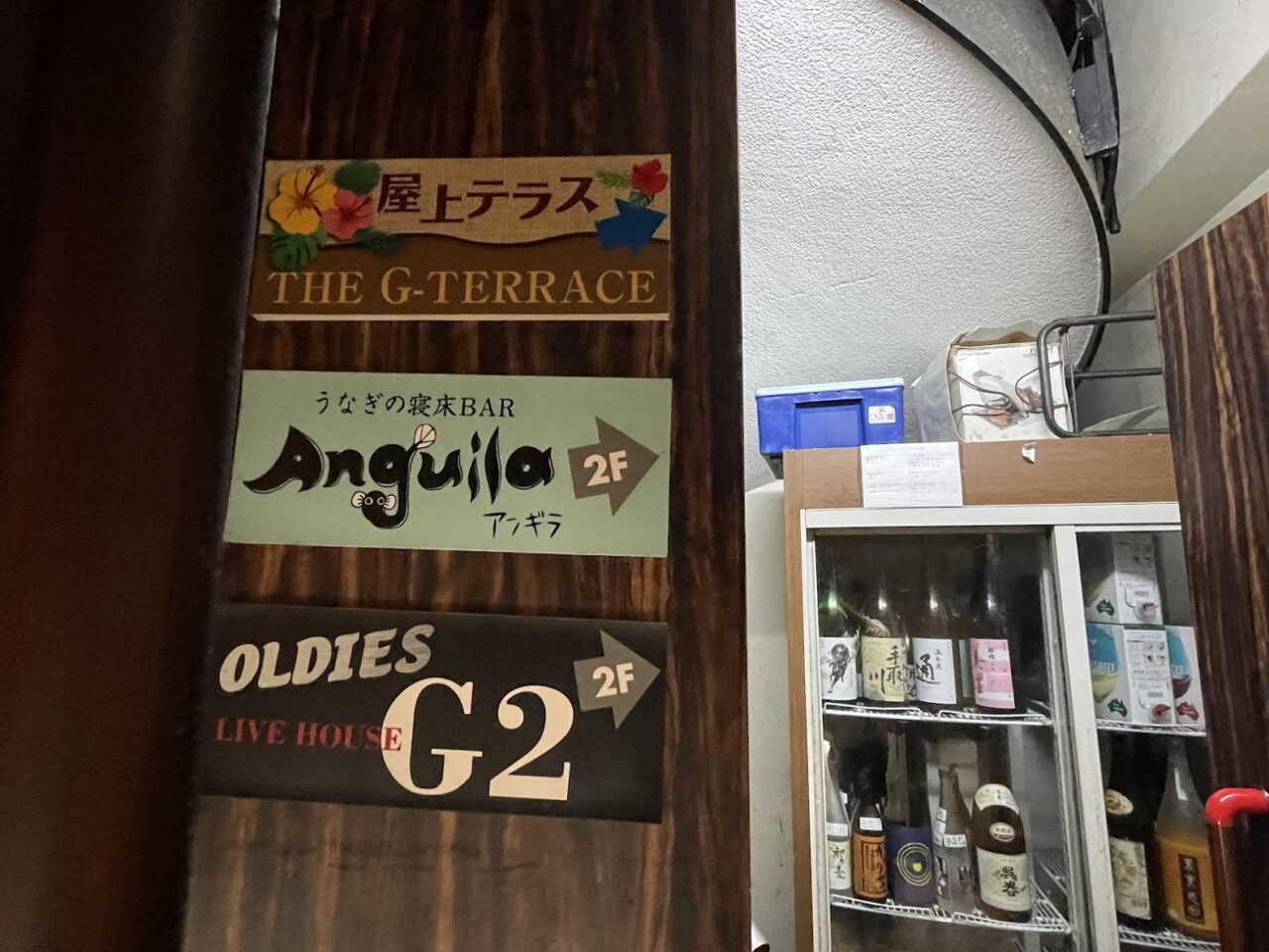 2階の案内看板