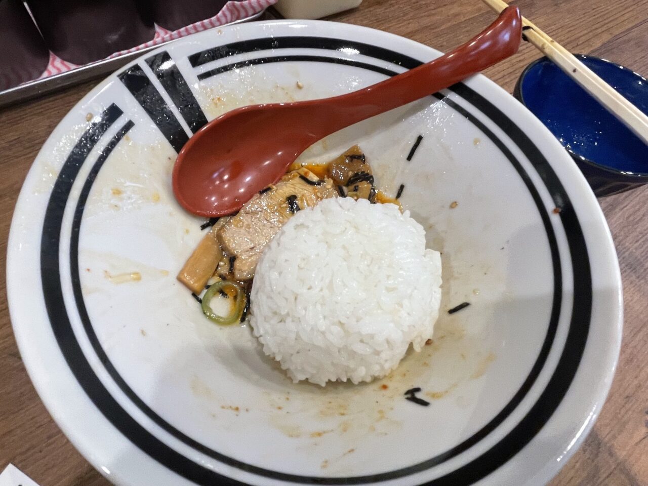 ロマンのまぜそばの追い飯