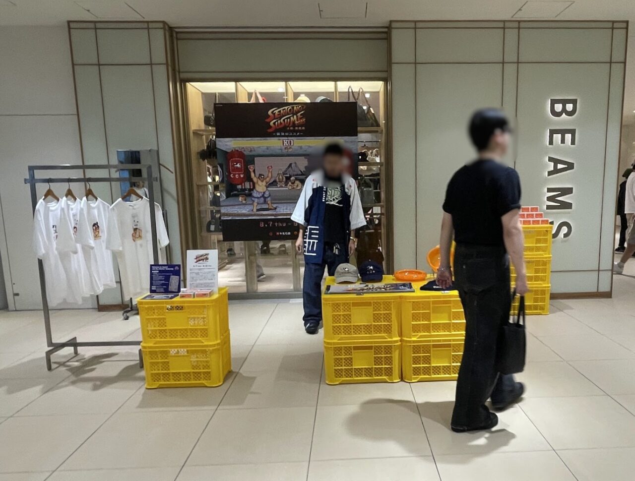 BEAMS梅田のポップアップ