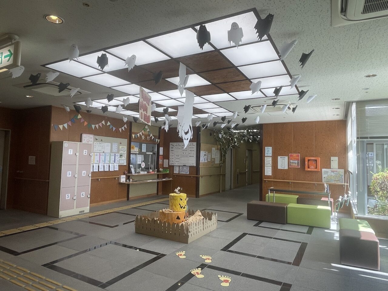 東淀川区民会館の4階の風景