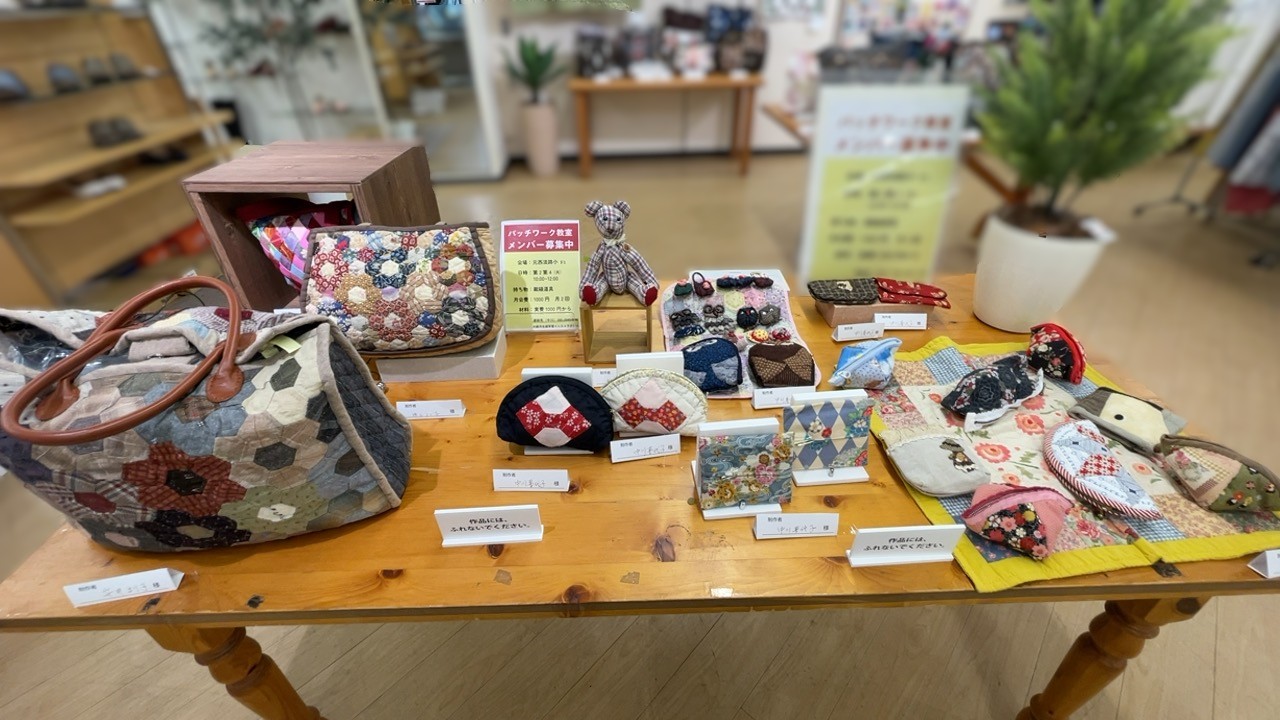 キリンドのハンドメイド展の様子