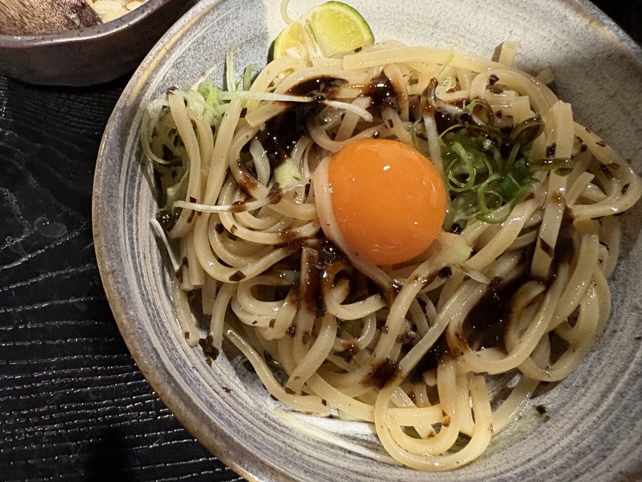 大桐家のクセウマ岩海苔麺トッピング