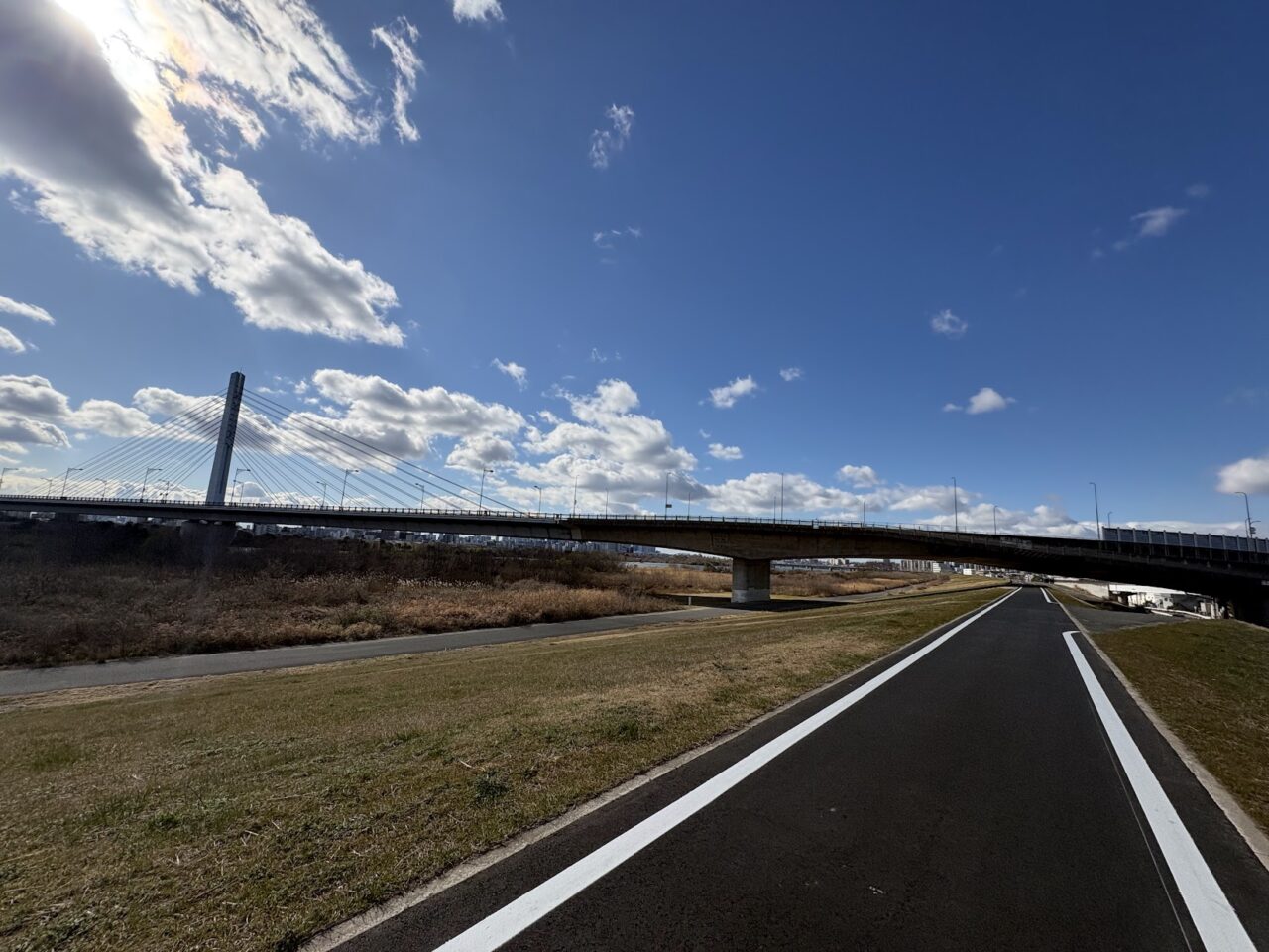 菅原城北大橋の風景