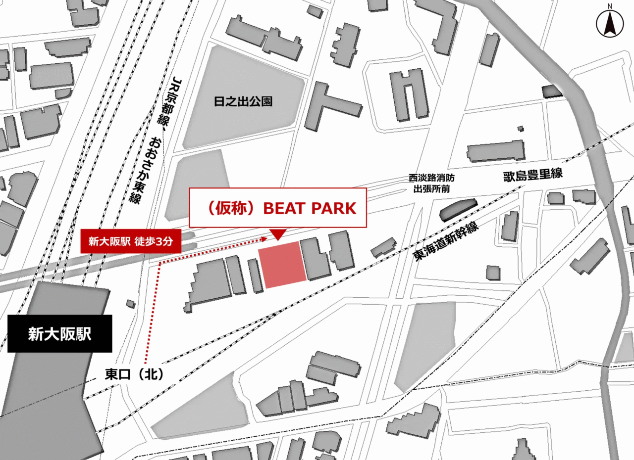 BEAT PARKの建設予定地