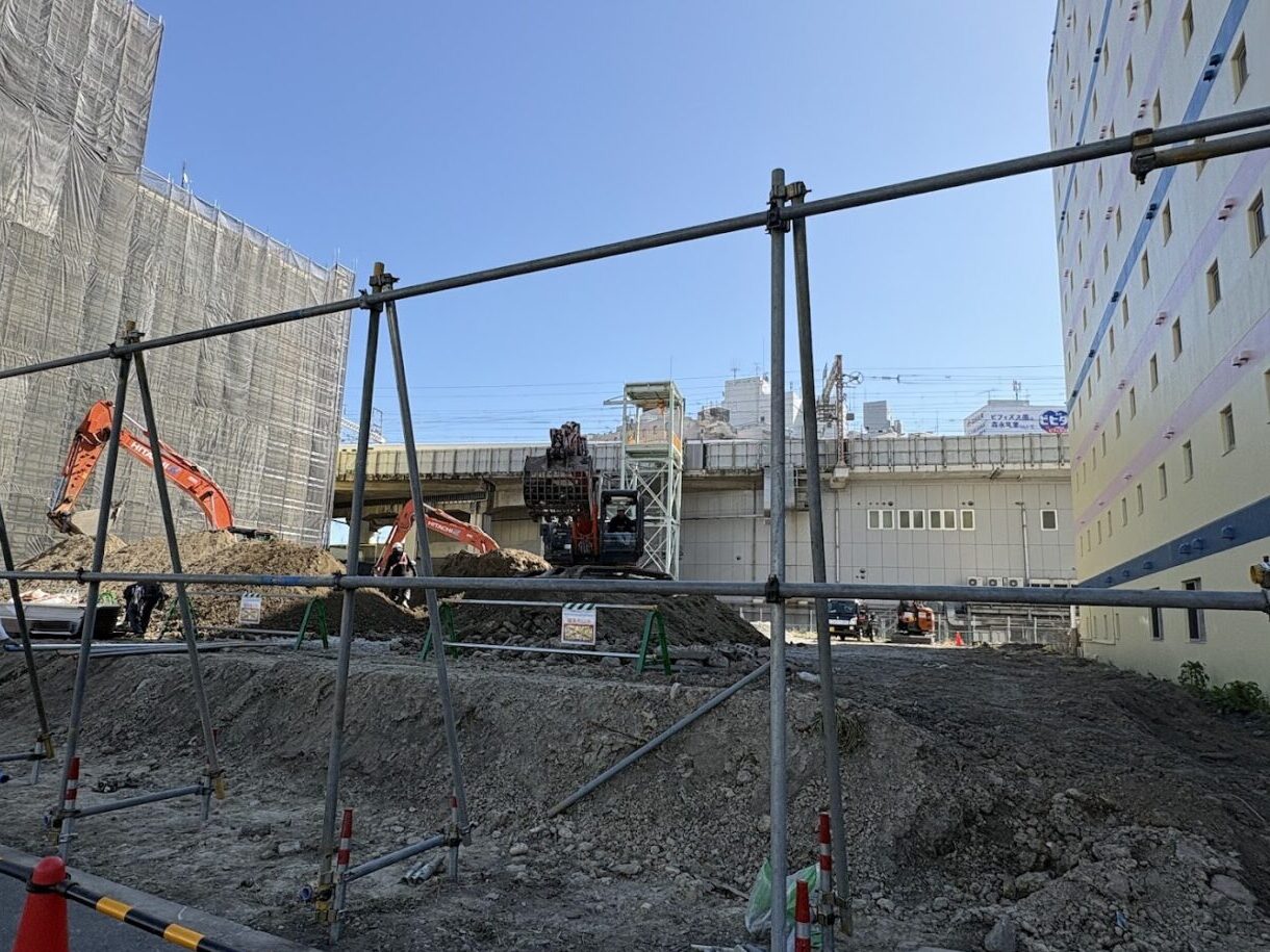 BEAT PARKの工事風景