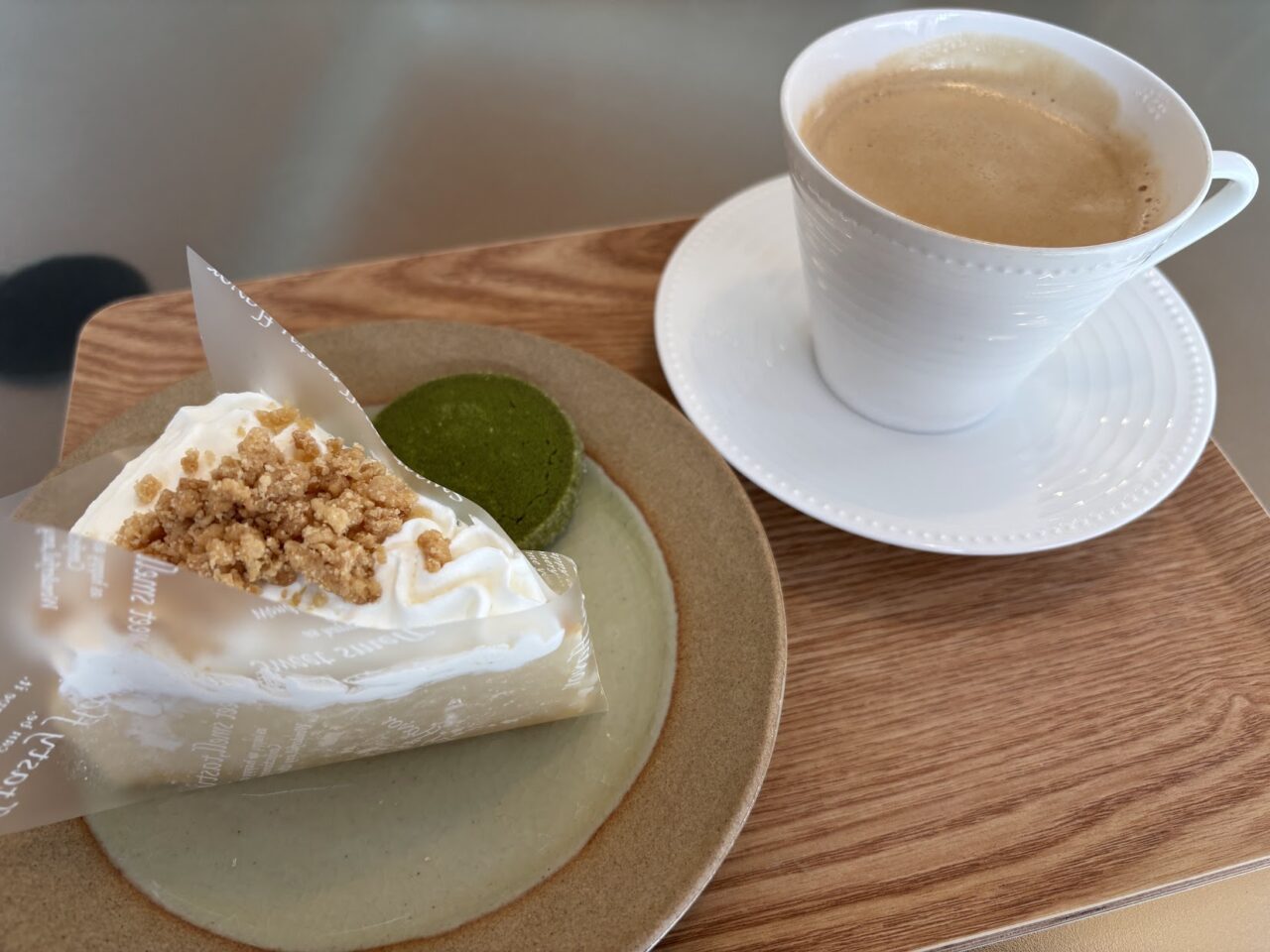 cafe savoureuxのケーキセット