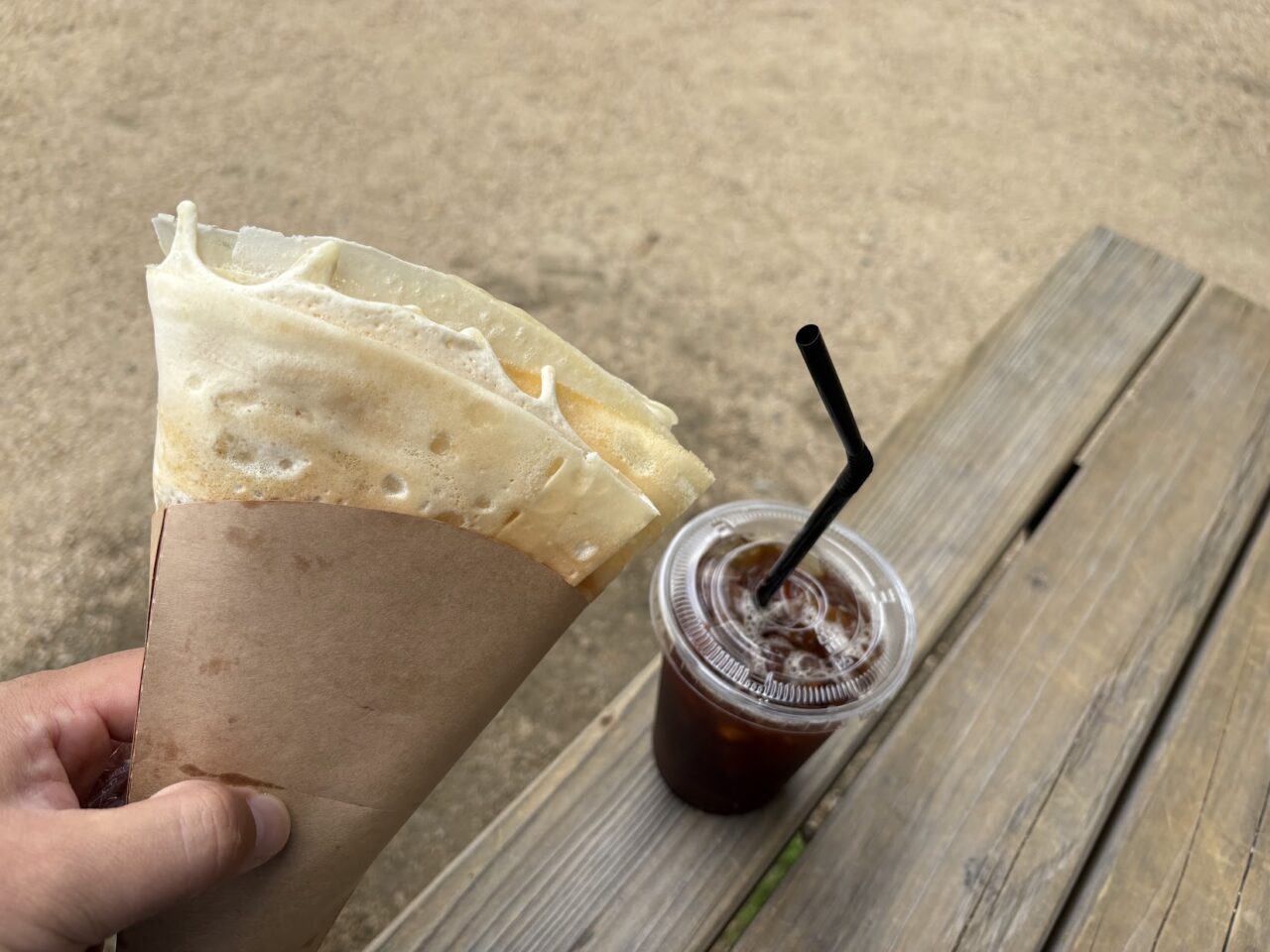シュガーバターとコーヒー