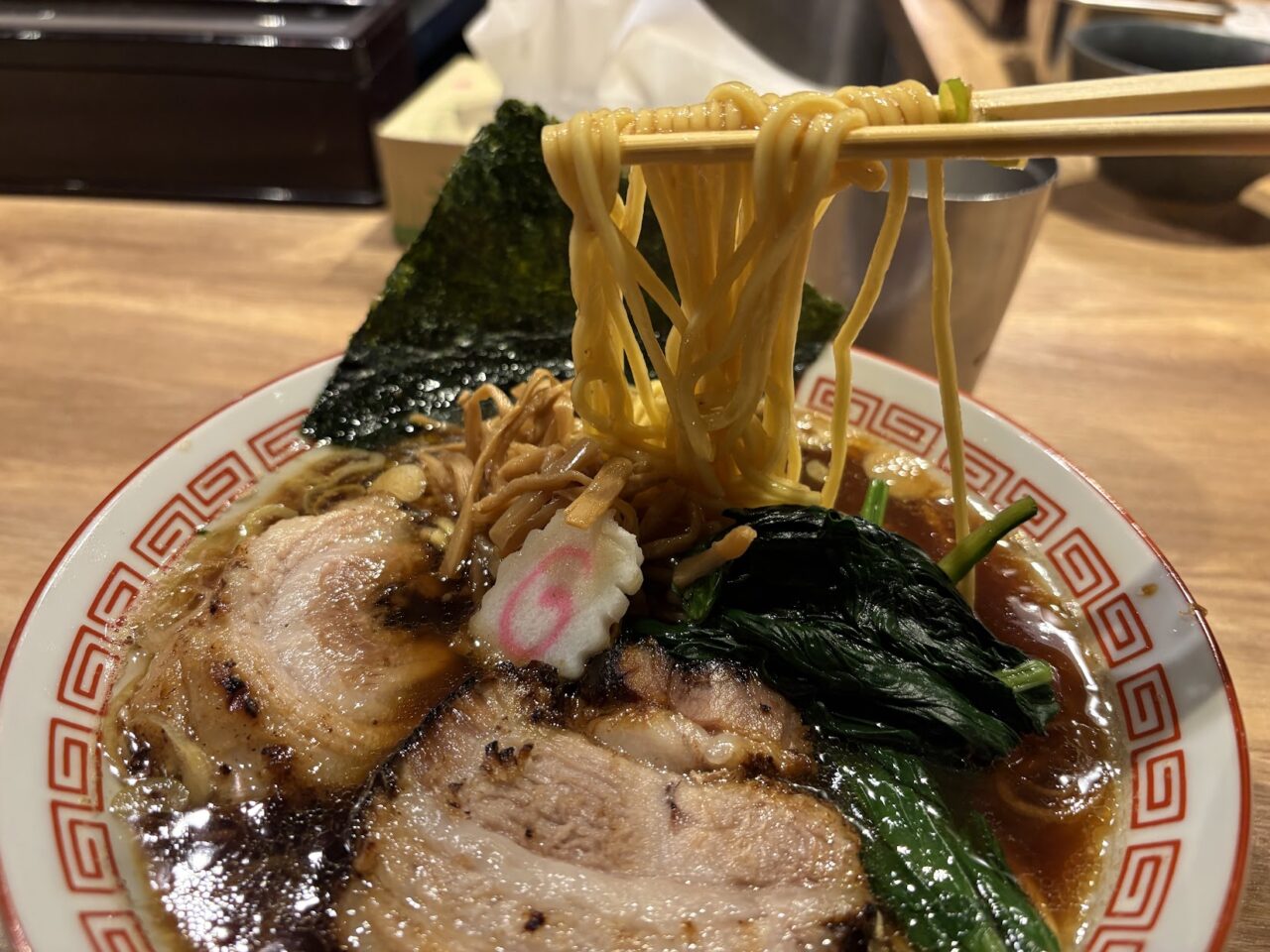 夜鳴生姜醤油ラーメン火折尊hooriのラーメン２