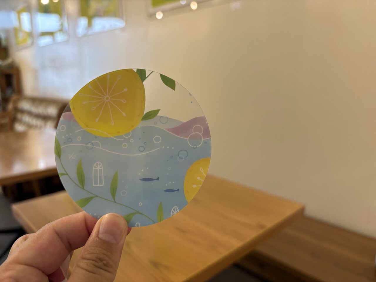 coffee haloの限定coaster