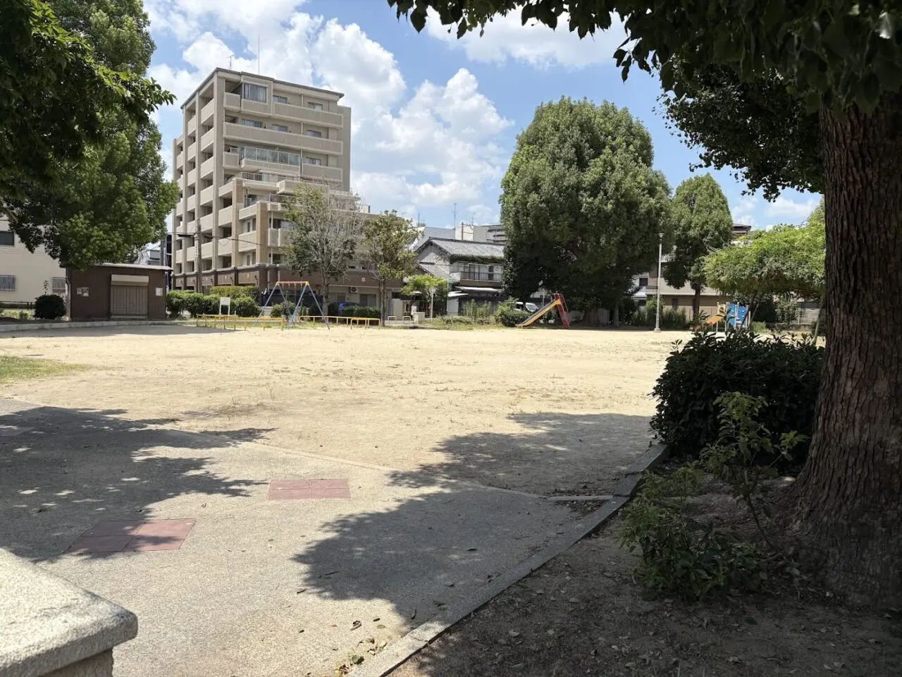 下新庄公園の外観（2026年7月）