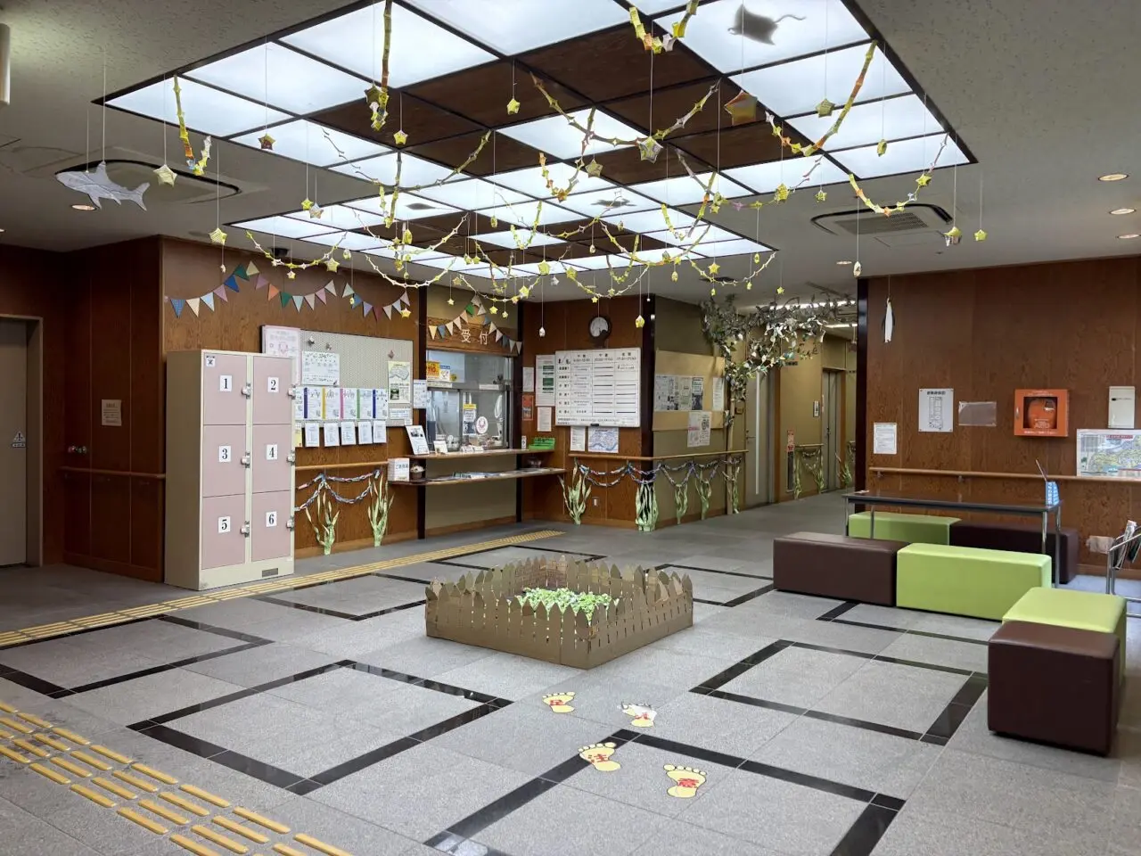 東淀川区民会館の4階の様子