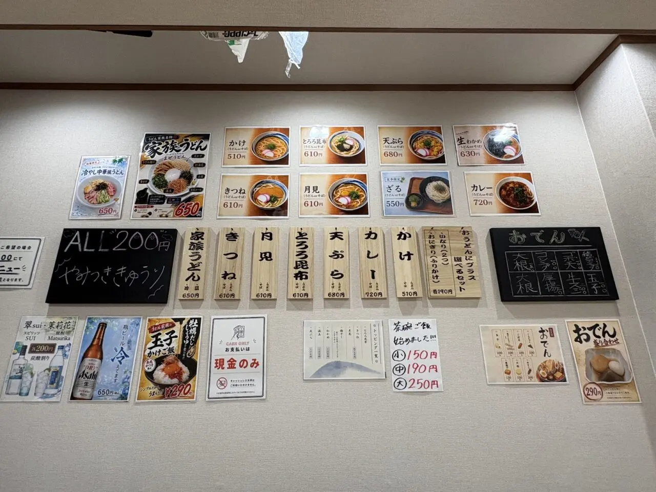 うどん家族の内観（メニュー２）