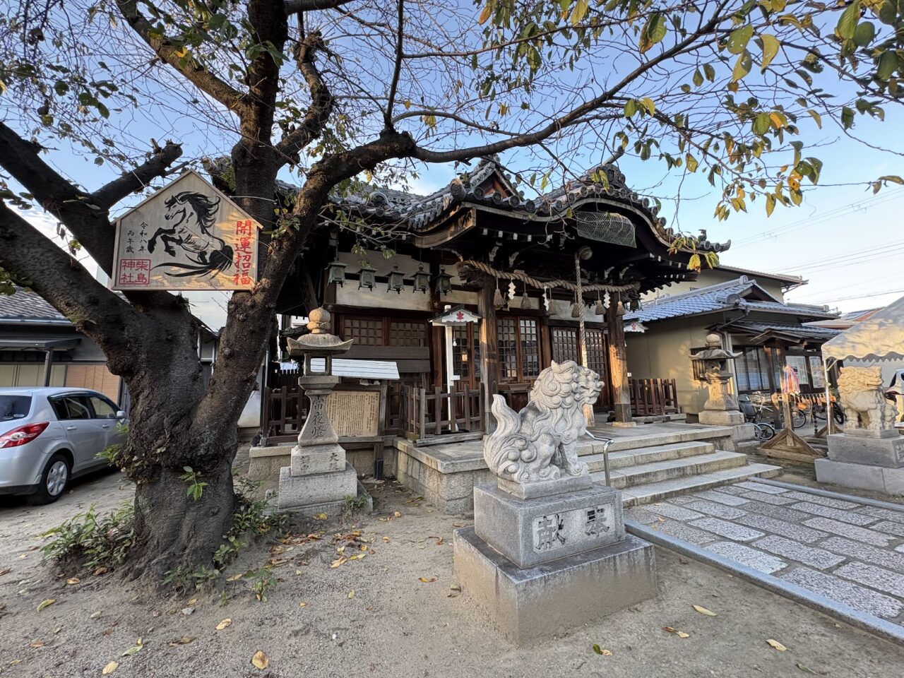 柴島神社の境内